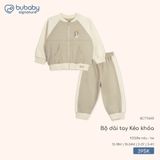 Bộ dài tay Kéo khóa Bubaby