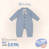 Body dài tay giả vest Bubaby BCT215800.09MA52