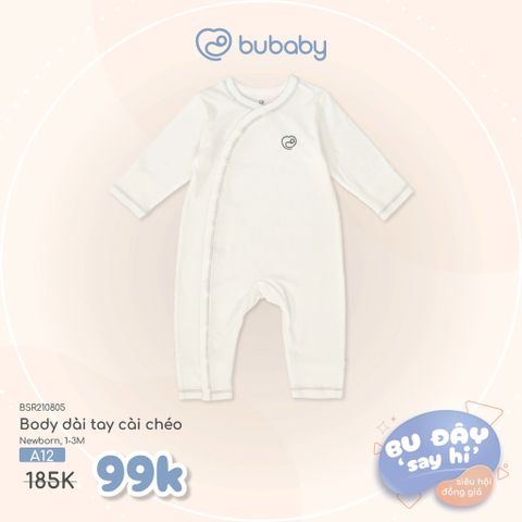 Body dài tay cài chéo Bubaby BSR210805.0NBA01