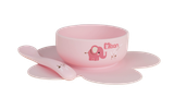 Bộ bát hoa và thìa silicone Arla baby&Me