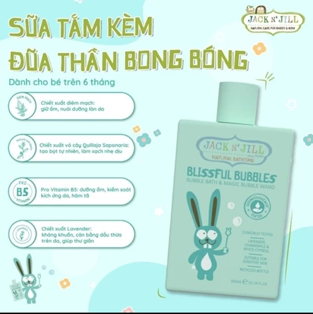 Sữa tắm Jack N'Jill body wash