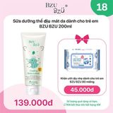 Combo Sữa dưỡng thể Bzu Bzu 200ml + khăn ướt 80 tờ