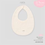 Yếm tròn màu trắng kem Nous