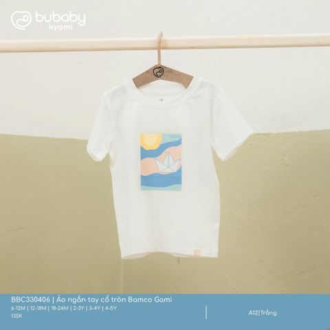 Áo ngắn tay cổ tròn Bamco Gami Bubaby