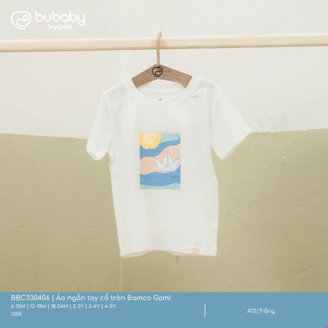 Áo ngắn tay cổ tròn Bamco Gami Bubaby