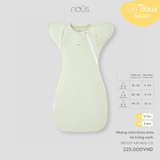 Nhộng chũn khóa chéo kẻ trắng xanh Nous NB2S25-AB1-M03-CG-S