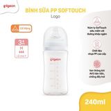 Bình sữa PP softouch baby-friendly world Pigeon