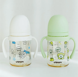 Bình tập uống PPSU có ống hút Ubmom