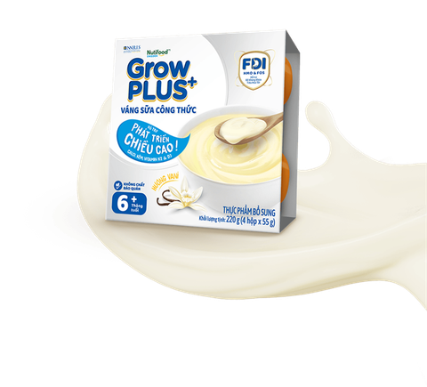 Váng sữa công thức Grow plus+ Nutifood