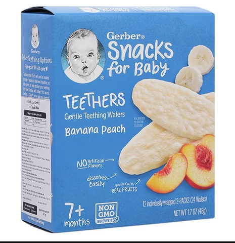 Bánh ăn dặm Gerber Teethers