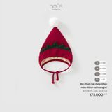 Mũ chùm tai chóp nhọn màu đỏ có tai trang trí Nous