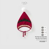 Mũ chùm tai chóp nhọn màu đỏ có tai trang trí Nous