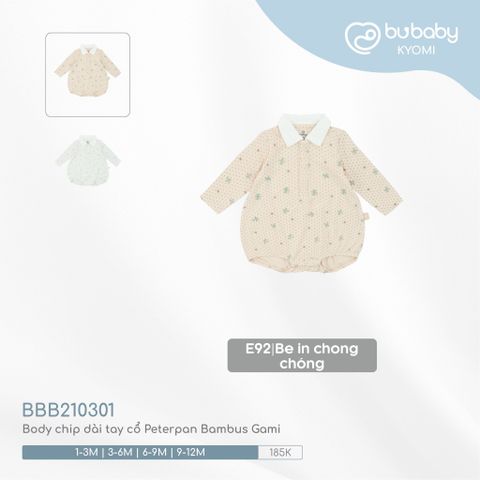 Body chip dài tay cổ Peterpan Bambus Gami Bubaby BBB210301.06ME92