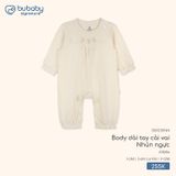 Body dài tay cài vai Nhún ngực Bubaby