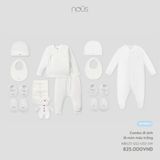 Combo đi sinh 16 món màu trắng Nous NB1S25-GS2-U02-SW-NB