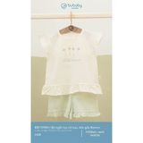 Bộ ngắn tay cài sau, bèo gấu Bamco Bubaby BBC131000.03Y55B
