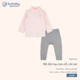 Bộ dài tay cao cổ, cài vai Bubaby
