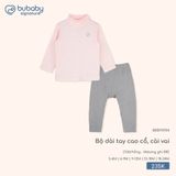 Bộ dài tay cao cổ, cài vai Bubaby