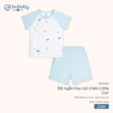 Bộ ngắn tay cài chéo Little Car Bubaby