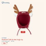 Mũ Bonnet Tuần lộc Noel Jingle Joy Bubaby