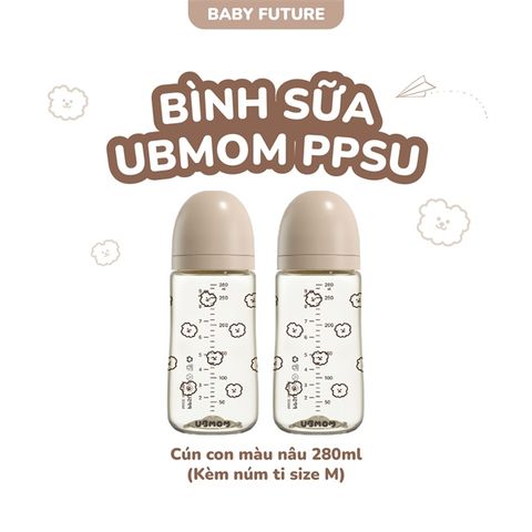 Bình sữa PPSU Ubmom