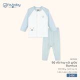Bộ dài tay cài giữa Bambus Bubaby
