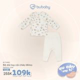 Bộ dài tay cài chéo Mimo Bubaby BCT110802.0NBE28