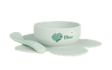 Bộ bát hoa và thìa silicone Arla baby&Me
