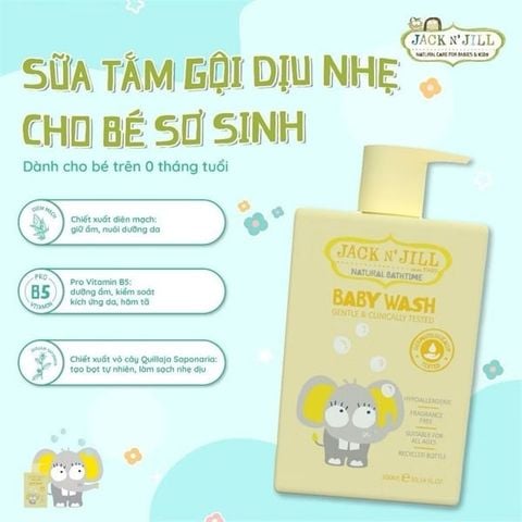 Sữa tắm Jack N'Jill body wash