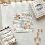 Khăn sữa xô cotton họa tiết cổ tích Mochee