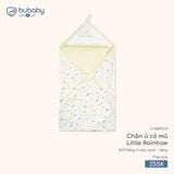 Chăn ủ có mũ Little Rainbow Bubaby