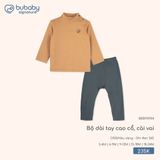 Bộ dài tay cao cổ, cài vai Bubaby