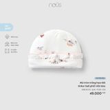 Mũ tròn trắng họa tiết tinker bell phối viền bèo Nous