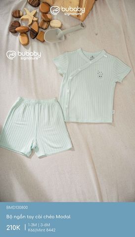 Bộ ngắn tay cài chéo Bubaby
