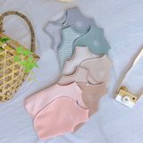 Áo gile Hrnee cài chéo trần bông - Hồng pastel - 0-3m