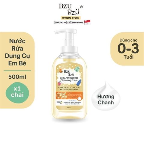 Nước rửa bình Bzu Bzu tạo bọt