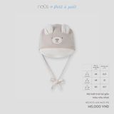 Mũ lưỡi trai tai gấu màu nâu nhạt Nous