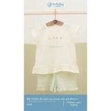 Bộ ngắn tay cài sau, bèo gấu Bamco Bubaby BBC131000.03Y55B