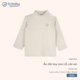Áo dài tay cao cổ, cài vai Bubaby