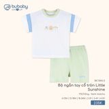 Bộ ngắn tay cổ tròn Little Sunshine Bubaby