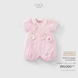 Bộ liền cộc dáng bí cổ sen phối bèo Nous