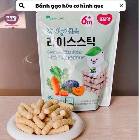 Bánh gạo hữu cơ Ddoddomam