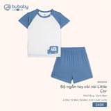 Bộ ngắn tay cài vai Little Car Bubaby