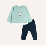 Bộ dài tay cài vai Bubaby