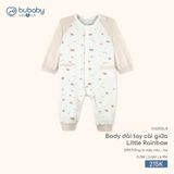 Body dài tay cài giữa Little Rainbow Bubaby