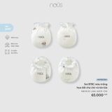 Set BTBC màu trắng họa tiết chú chó và tên lửa Nous