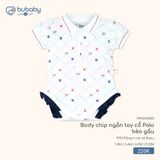 Body chip ngắn tay cổ Polo bèo gấu Bubaby