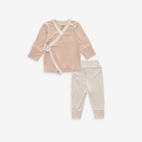 Bộ dài tay cài chéo Bambus Iconic 2 1108IN Bubaby BBB1108IN.03ME58