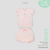 Bộ cộc chui đầu màu hồng Nous NB3S25-SC2-F06-PM-6M