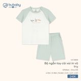 Bộ ngắn tay cài vai in vũ trụ